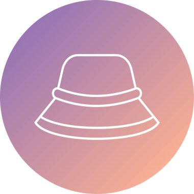 Eşsiz Şapka Vektörü Kabartma Simgesi