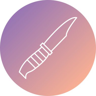 eşsiz bıçak vektör simgesi