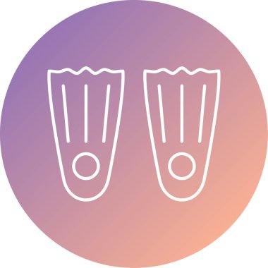 Plaj simgesinin vektör illüstrasyonu