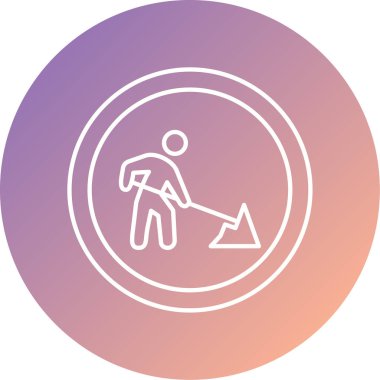 Kişisel ve ticari kullanım için güzel bir simgenin vektör çizimi...