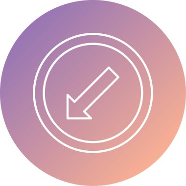 Temel simgenin vektör illüstrasyonu