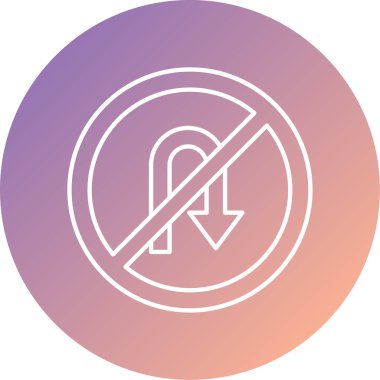 Bir dur simgesinin vektör illüstrasyonu