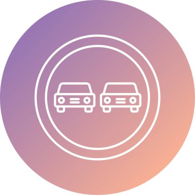 - Araba. Web simgesi basit illüstrasyon