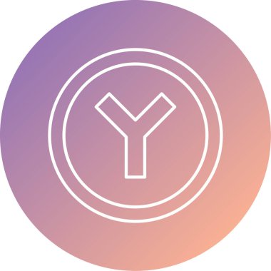 Güzel bir simgenin vektör illüstrasyonu