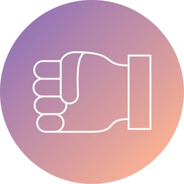 Güzel bir simge ögesinin vektör illüstrasyonu