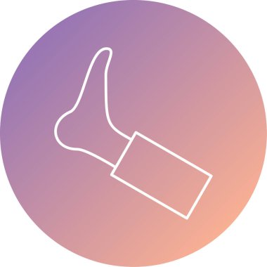 Modern b 'nin vektör illüstrasyonu eksik simgesi