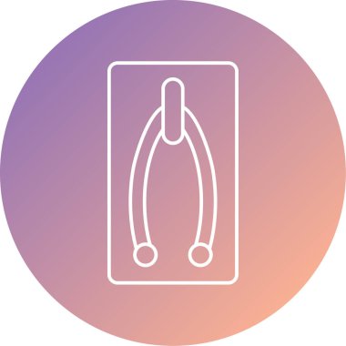 Modern b 'nin vektör illüstrasyonu eksik simgesi