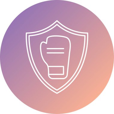 kalkan ikon vektör illüstrasyonu