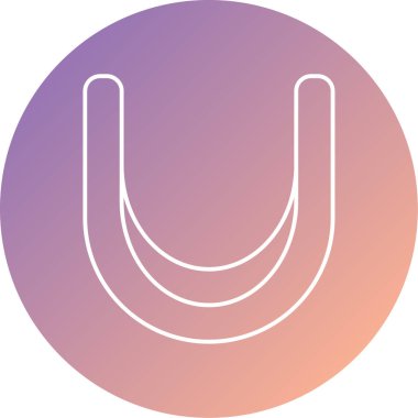 Benzersiz mıknatıs vektörü simgesi