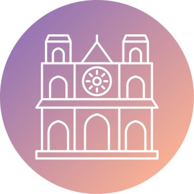 mimari simgesinin vektör illüstrasyonu