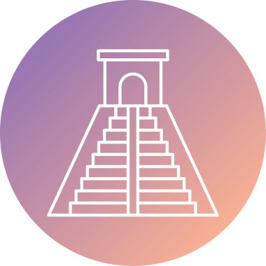 Ünlü mimari simgesinin vektör illüstrasyonu