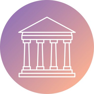 vector illustration of famous architecture icon