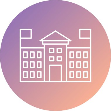 Ünlü mimari simgesinin vektör illüstrasyonu