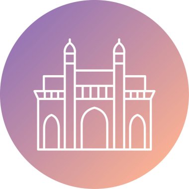 vector illustration of famous architecture icon