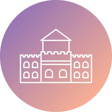 Ünlü mimari simgesinin vektör illüstrasyonu