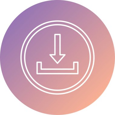 Vektör indirme Simgesi illüstrasyonu