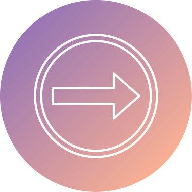 ok simgesinin vektör illüstrasyonu