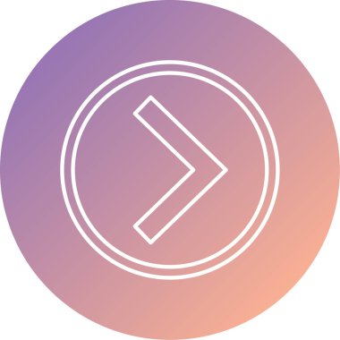 ok simgesinin vektör illüstrasyonu