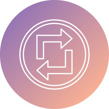 ok simgesinin vektör illüstrasyonu