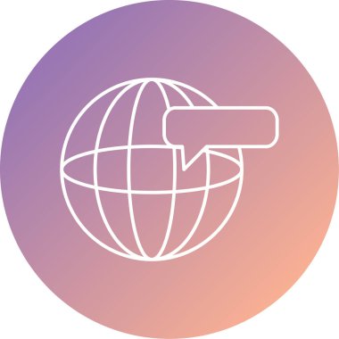 Web tasarımı için genel vektör çizgisi simgesi