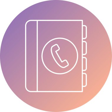 Kitap simgesinin vektör illüstrasyonu