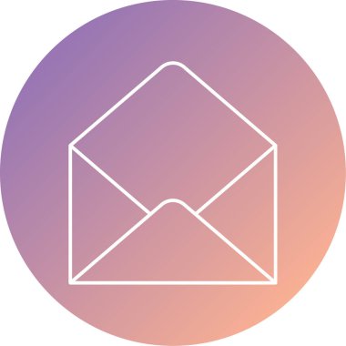 Posta simgesinin vektör illüstrasyonu