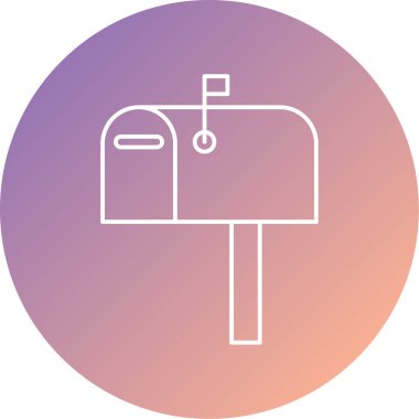 Posta simgesinin vektör illüstrasyonu