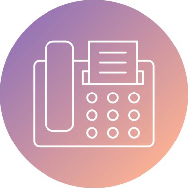 telefon düz simgesi, vektör illüstrasyonu