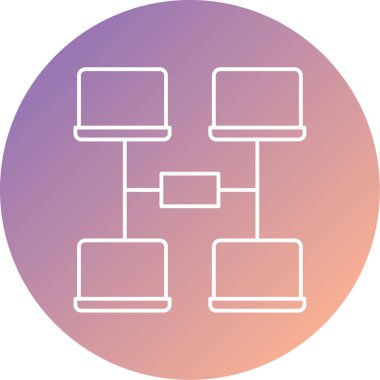 seo modern simgesinin vektör illüstrasyonu