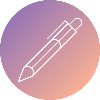 kalem simgesi vektör illüstrasyonu