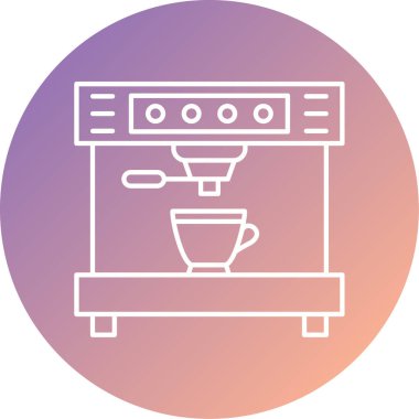 kahve vektör glif simgesi