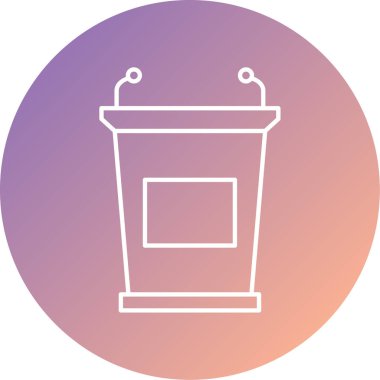 Soyut arkaplanda resimleme simgesi izole edildi