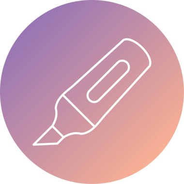 kalem simgesi vektör illüstrasyonu