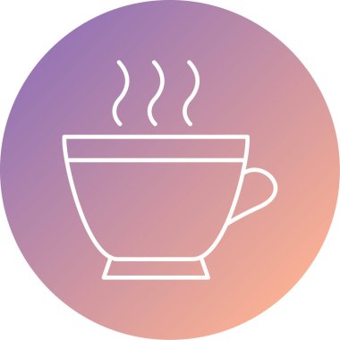 çay fincanı vektör simgesi