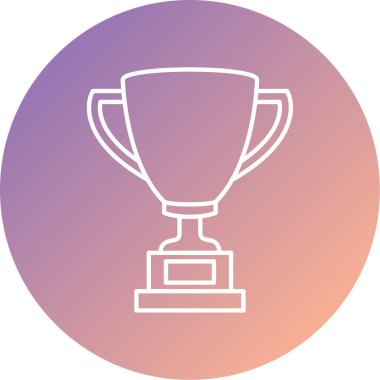 kupa simgesi vektör illüstrasyonu