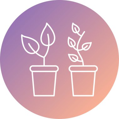 Büyüyen bitkiler ağ simgesi