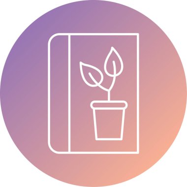 Eşsiz Bitki Vektör Satırı Simgesi