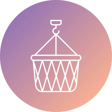 Soyut arkaplanda resimleme simgesi izole edildi