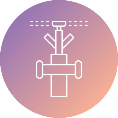 Modern otomatik simgenin vektör illüstrasyonu