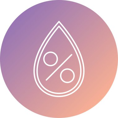 Su damlası. Basit resimleme