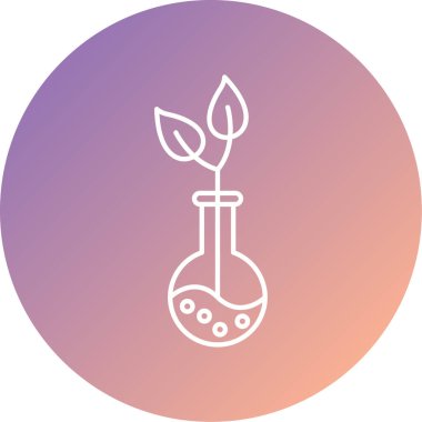 Bitki. Web simgesi basit tasarım