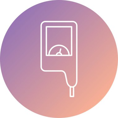 Soyut arkaplanda resimleme simgesi izole edildi