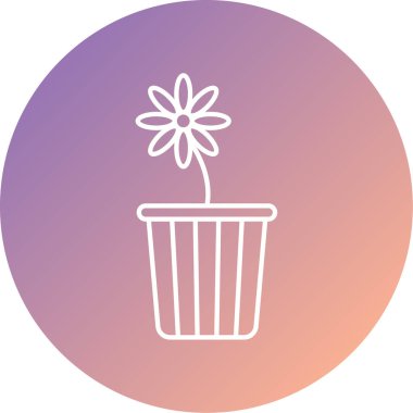 bitki simgesi vektör illüstrasyonu