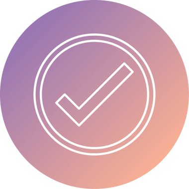 Bir işaretleme simgesinin vektör illüstrasyonu