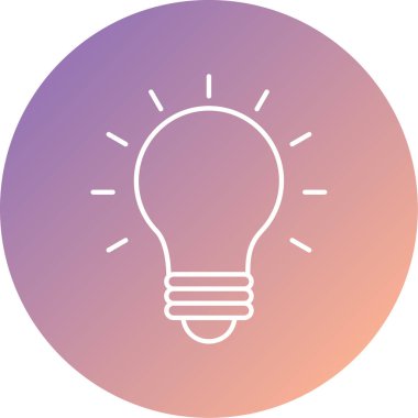 Vektör Ampul Simgesi illüstrasyonu