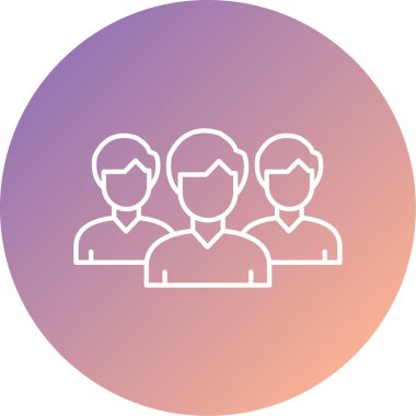 İnsan simgesinin vektör illüstrasyonu