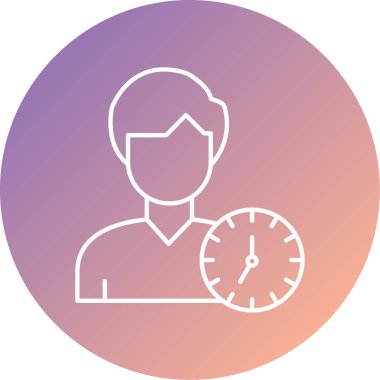 Güzel bir simgenin vektör illüstrasyonu