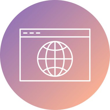 vektör tarayıcı simgesi illüstrasyonu