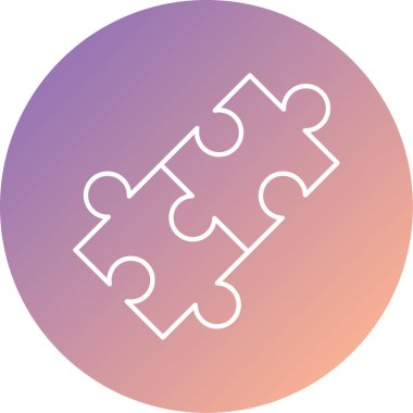 Bulmaca. Web simgesi basit tasarım