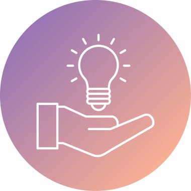 fikir vektörü, düz simge